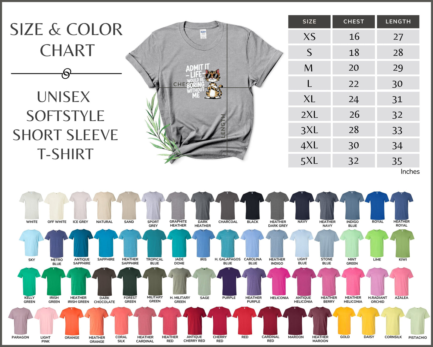 Hilarious Cat Shirt Admit It Life Would Be Boring Without Me Cute Cat with Sunglasses Graphic Tee Pet Lover Gift Funny