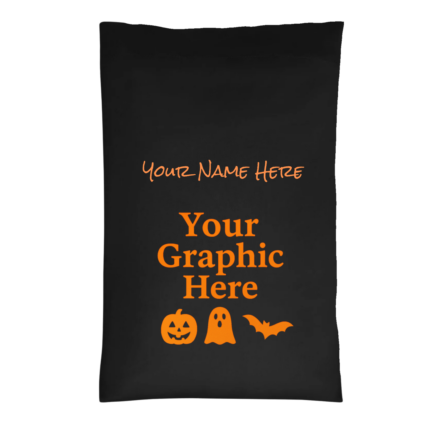 Personalized Halloween Pillowcase Treat Bags – Custom Name & Graphic