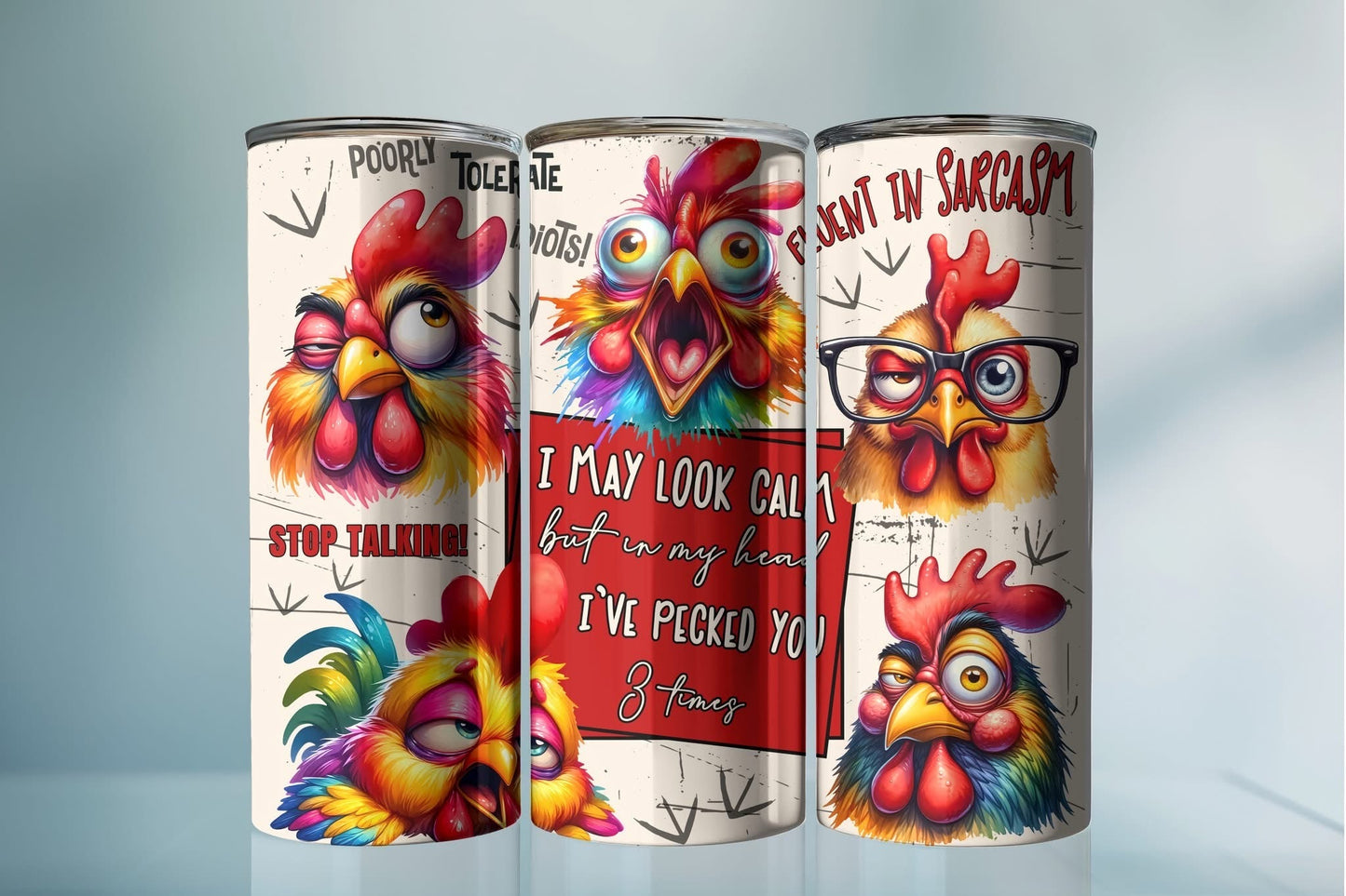 Sarcastic Tumblers – Funny Coffee Mugs with Attitude |I May Look Calm