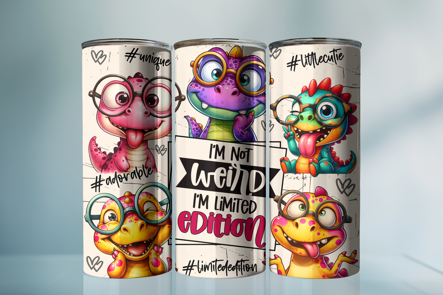 Sarcastic Tumblers – Funny Coffee Mugs with Attitude |I’m Not Weird Dinosaur