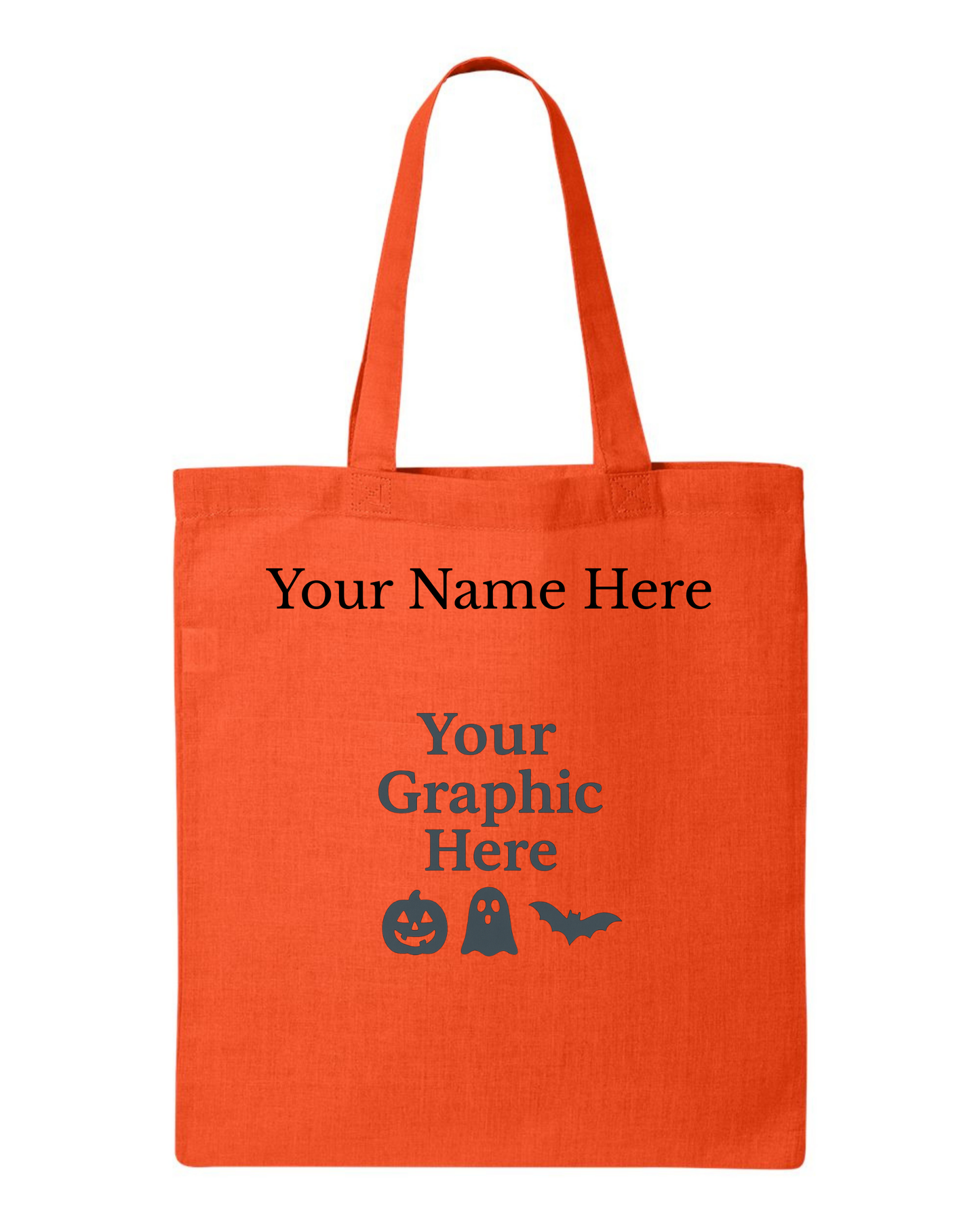 Personalized Halloween Treat Bags | Custom Name & Image Options | Skeleton, Witch, Ghost, Bat