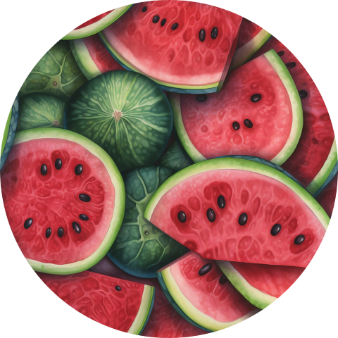 Fruit Car Coasters – Cute Absorbent Cup Holder Coasters | Citrus, Strawberry, Watermelon | Summer Car Accessories for Women - Set of 2