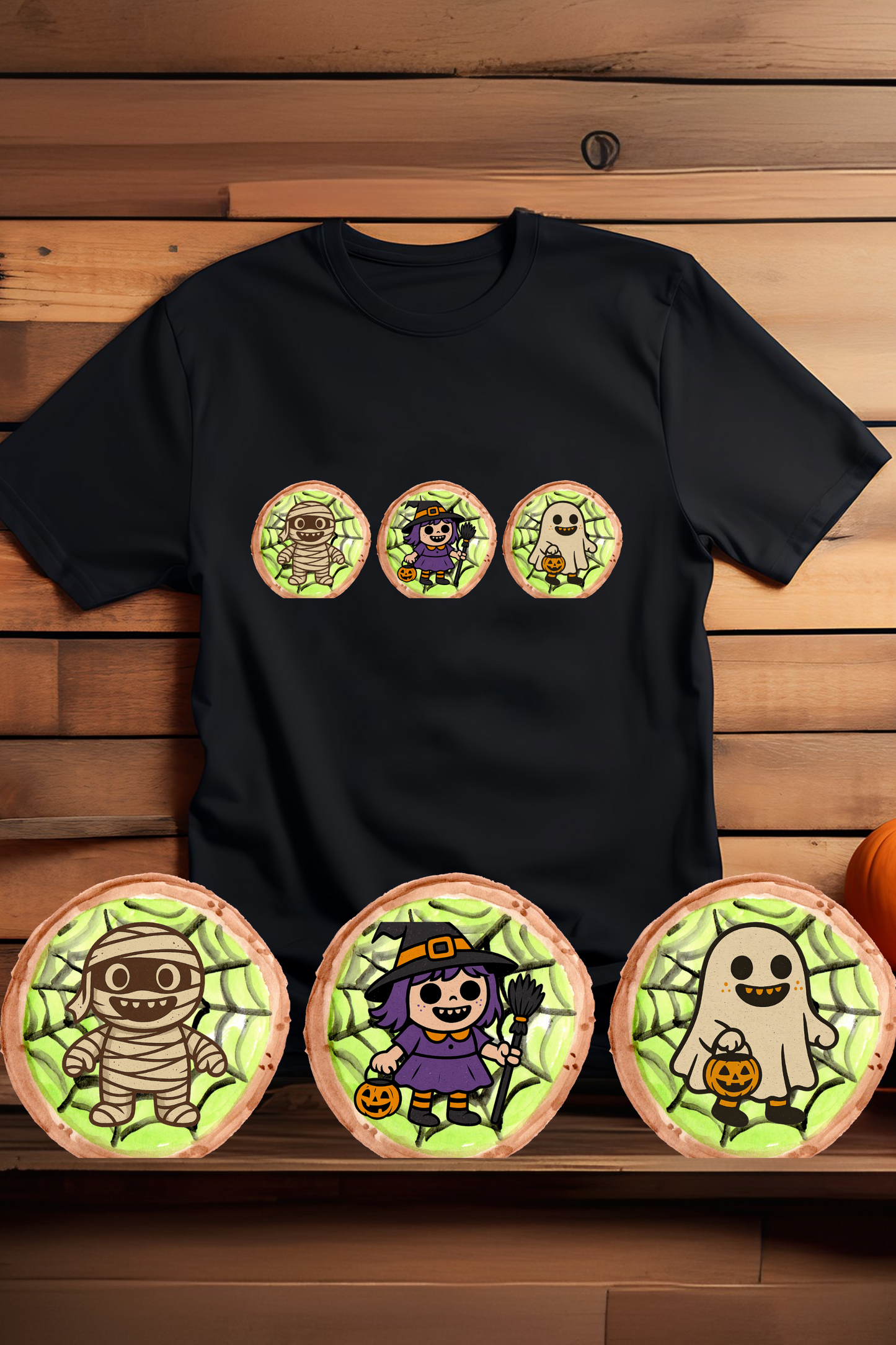 Halloween Cartoon Shirt Hoodie Sweatshirt – Kids & Adults – Labubu Style