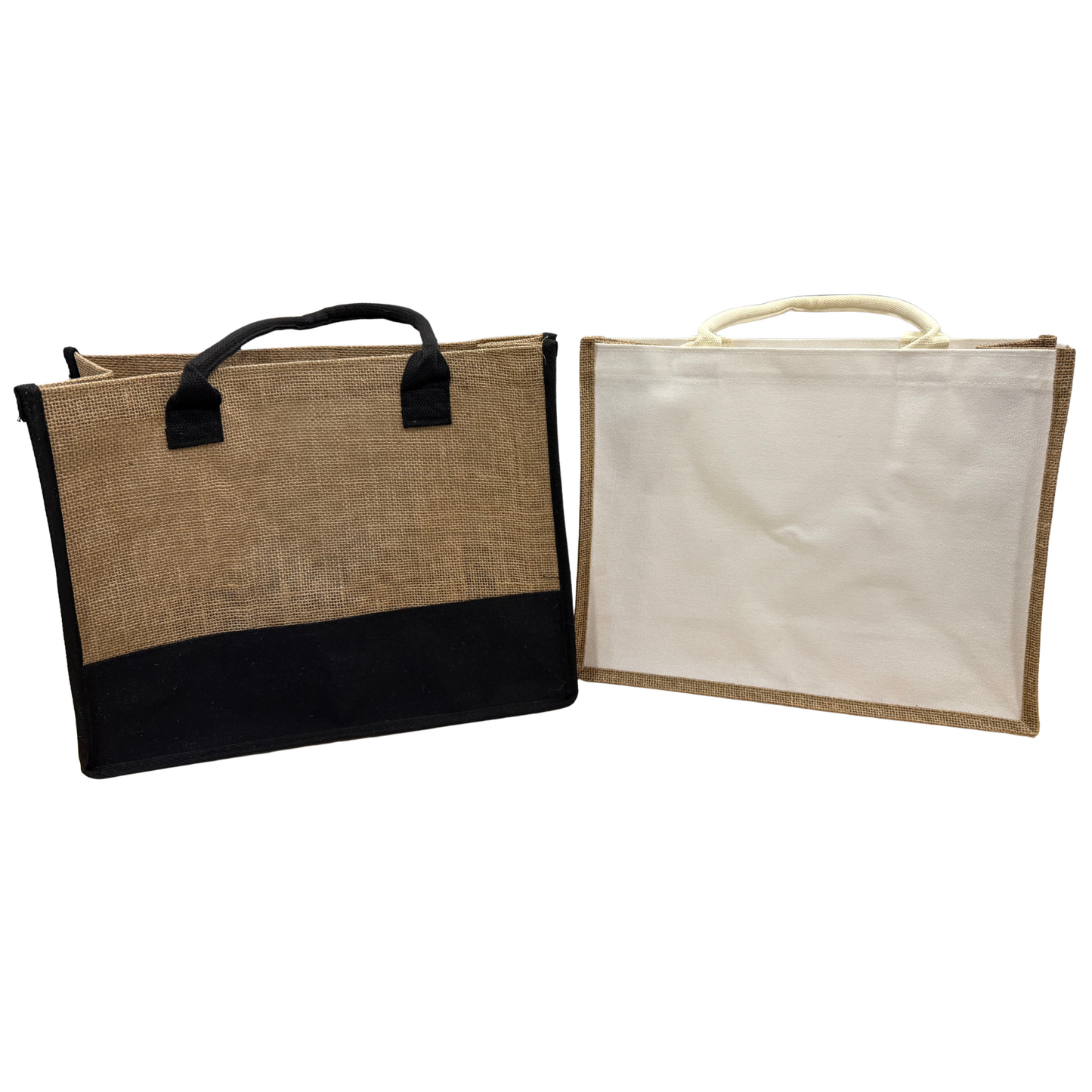 Personalized Jute Tote – Custom Name Gift for Teachers, Bridesmaids, Realtors & More