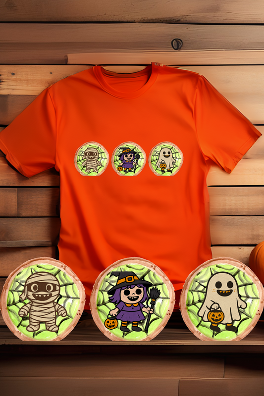 Halloween Cartoon Shirt Hoodie Sweatshirt – Kids & Adults – Labubu Style