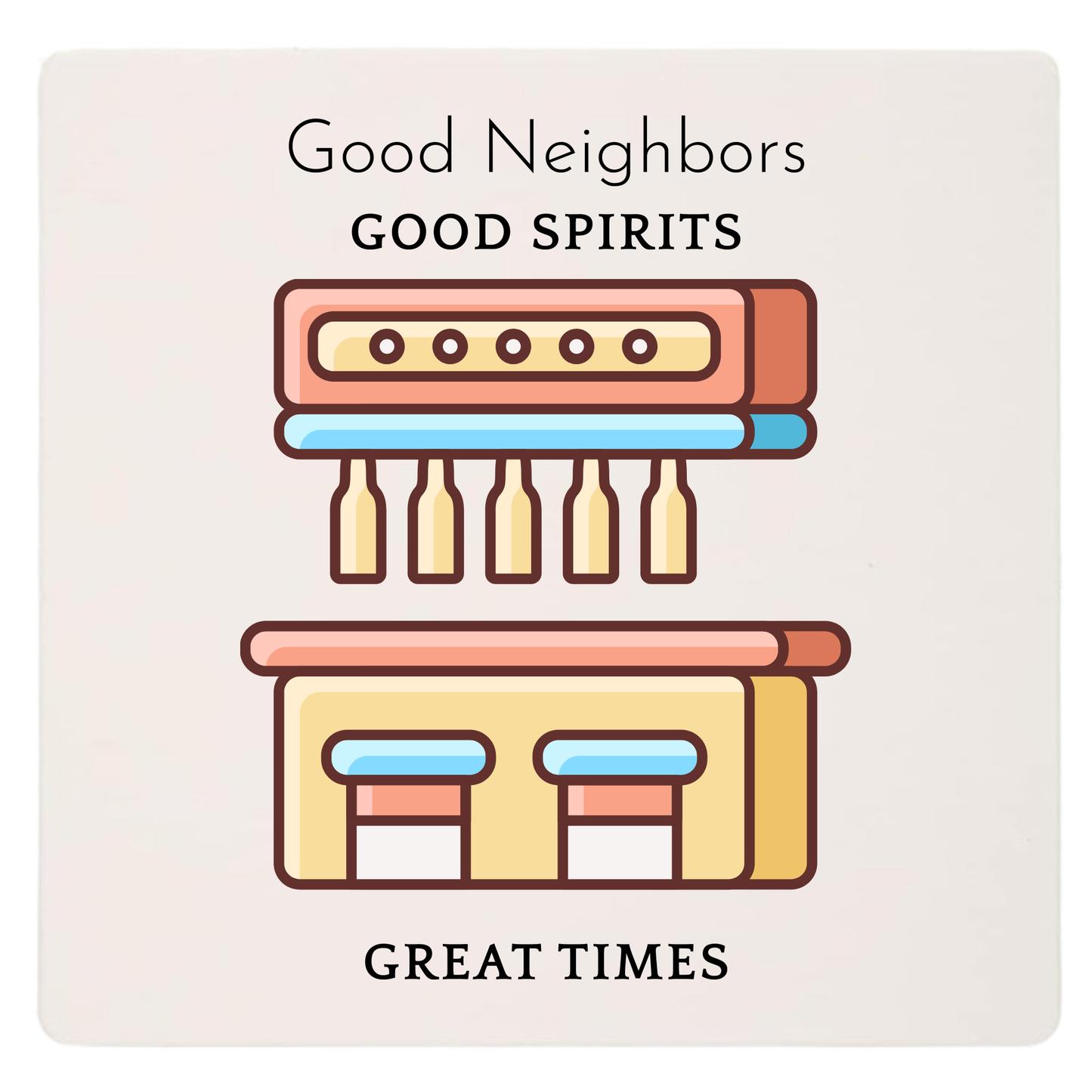 Cardboard Coasters Personalized for Your Business or Event - Pack of 100