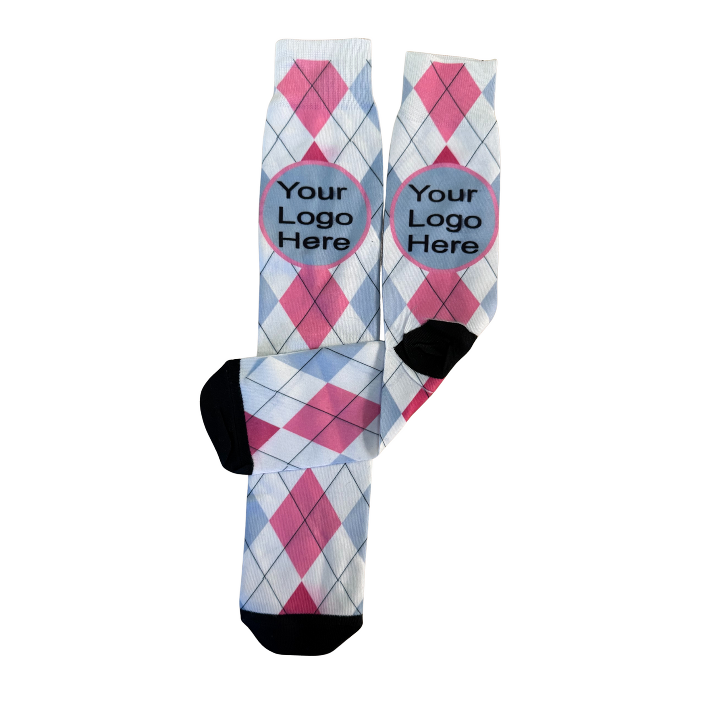 Custom Logo Socks - Promote Your Business, School Team, or Group Trip