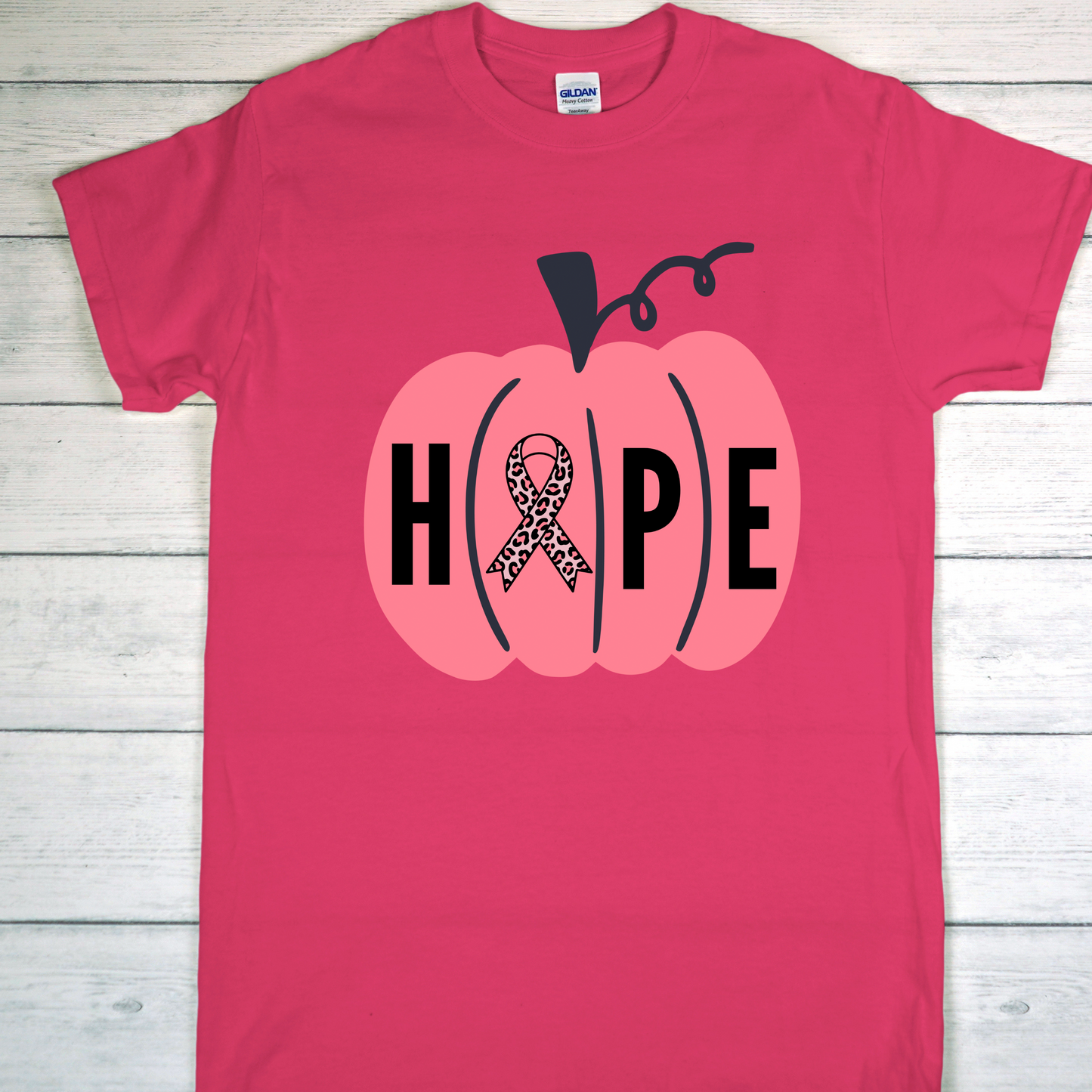 HOPE Pink Pumpkin Shirt Hoodie Sweatshirt – Breast Cancer Awareness PINK OUT October