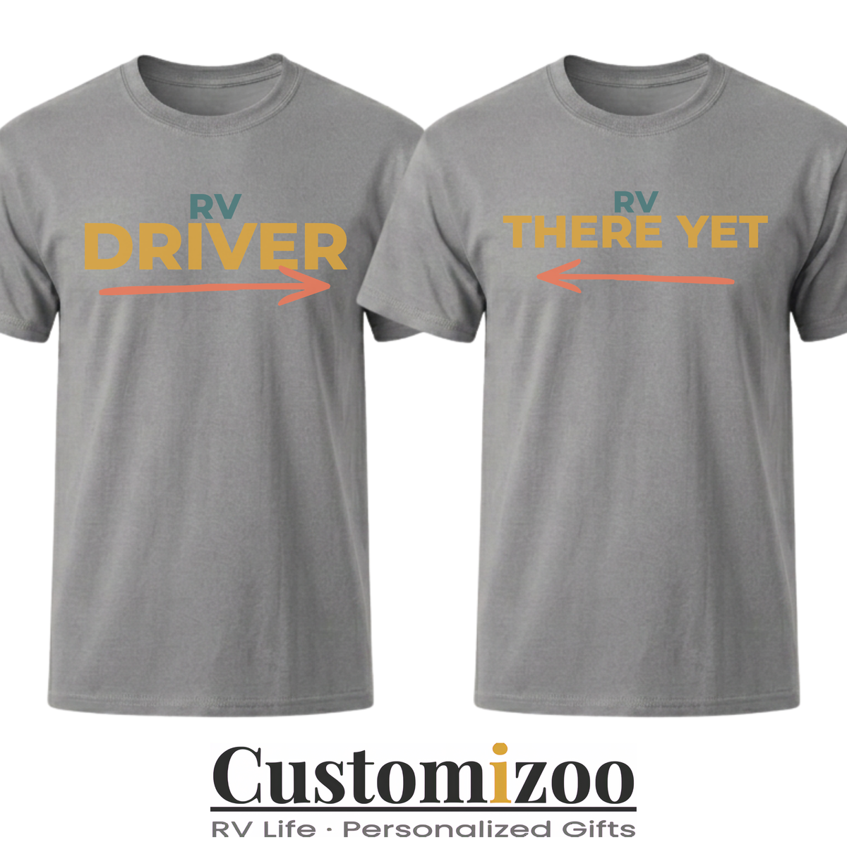 RV Driver & RV There Yet Matching Couple Shirts | Funny RV Tees