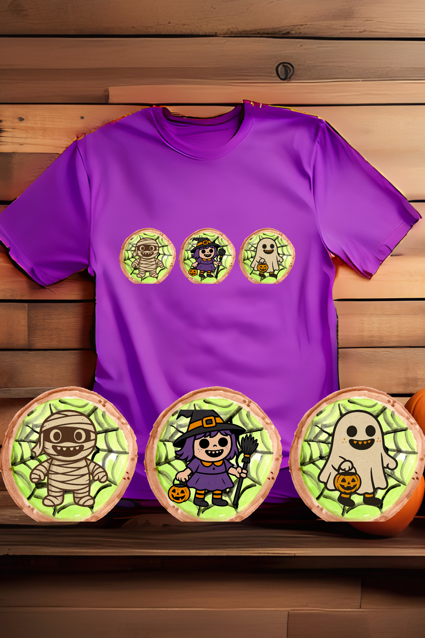 Halloween Cartoon Shirt Hoodie Sweatshirt – Kids & Adults – Labubu Style