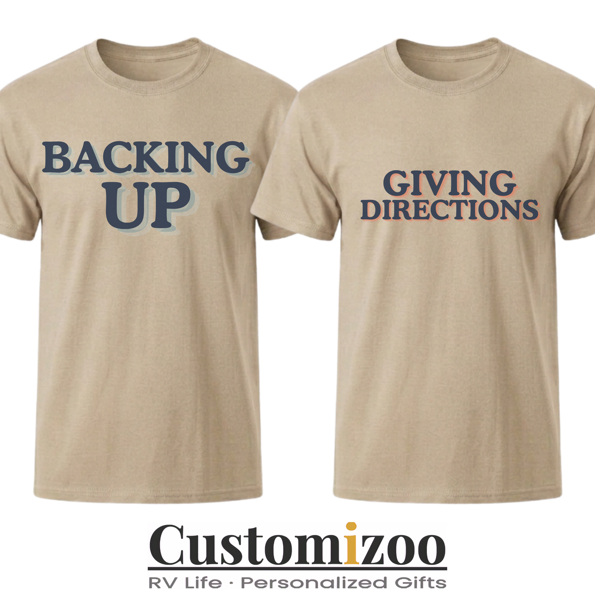 Giving Directions & Backing Up Matching Couple Shirts | RV Tees