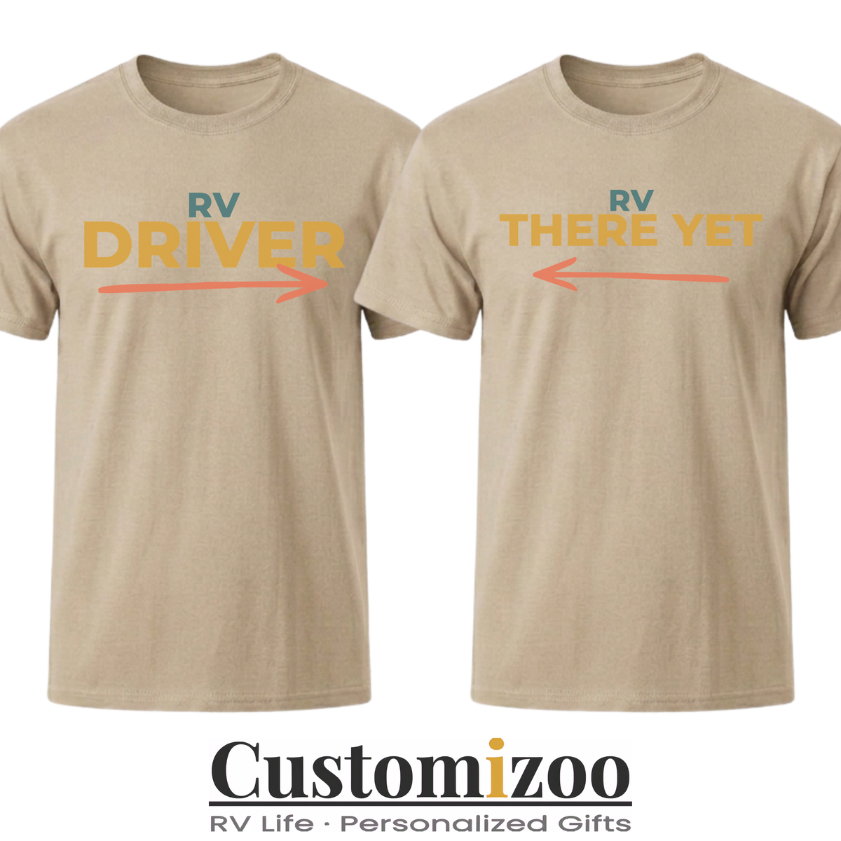 RV Driver & RV There Yet Matching Couple Shirts | Funny RV Tees