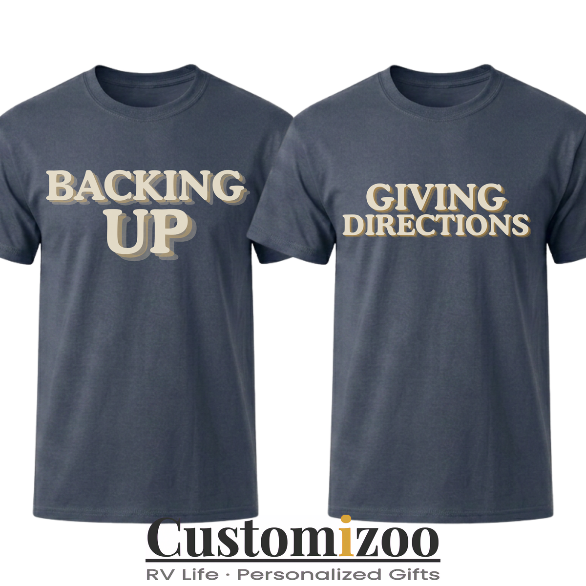 Giving Directions & Backing Up Matching Couple Shirts | RV Tees