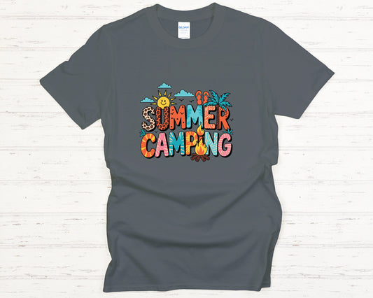 Summer Camping Leopard T-Shirt