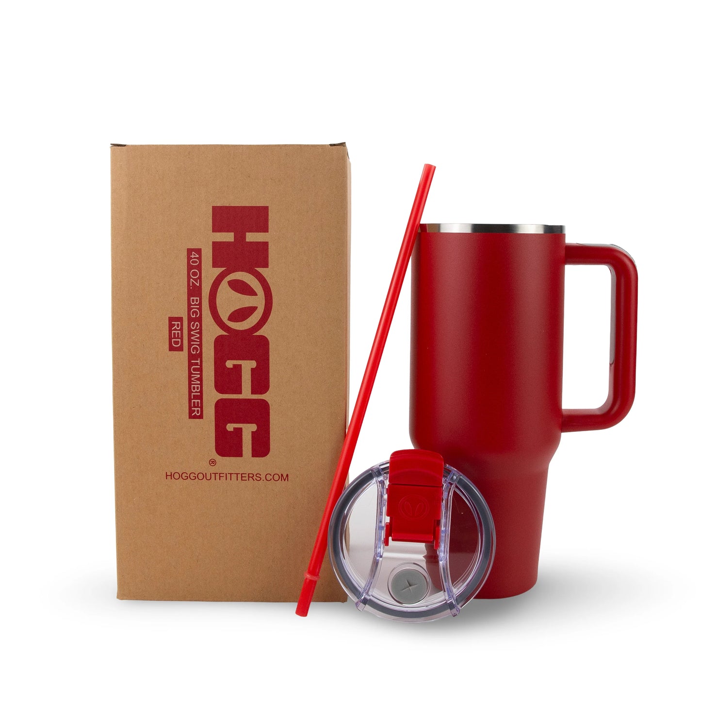 40oz Big Swig Tumbler – Classic Snowflake Engraving | Holiday Gift | Insulated Stainless Steel | Hogg Brand