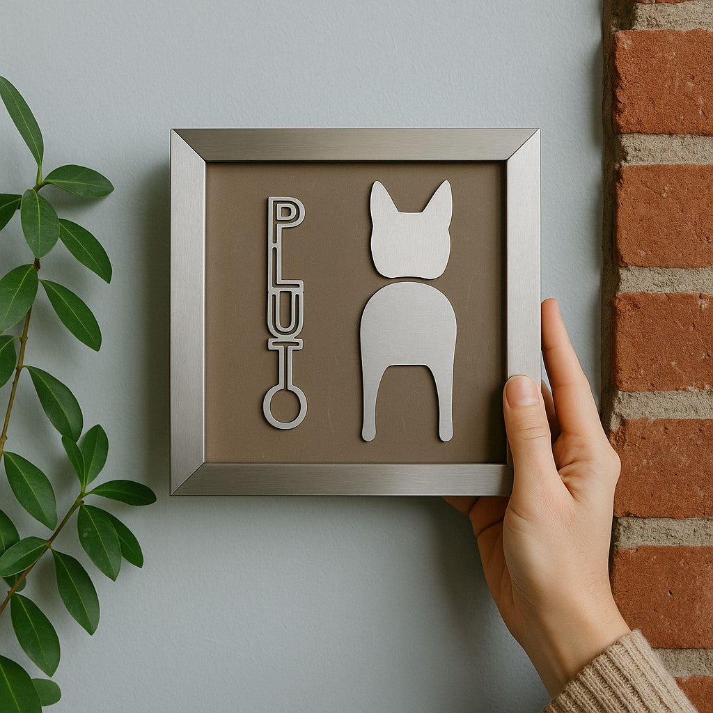 Dog Butt Sign, Personalized Dog Name and Dog Butt for Most Breeds, Dog Butt Art Keepsake, Unique Gift for Pet Lovers, Thoughtful Pet Loss Memorial