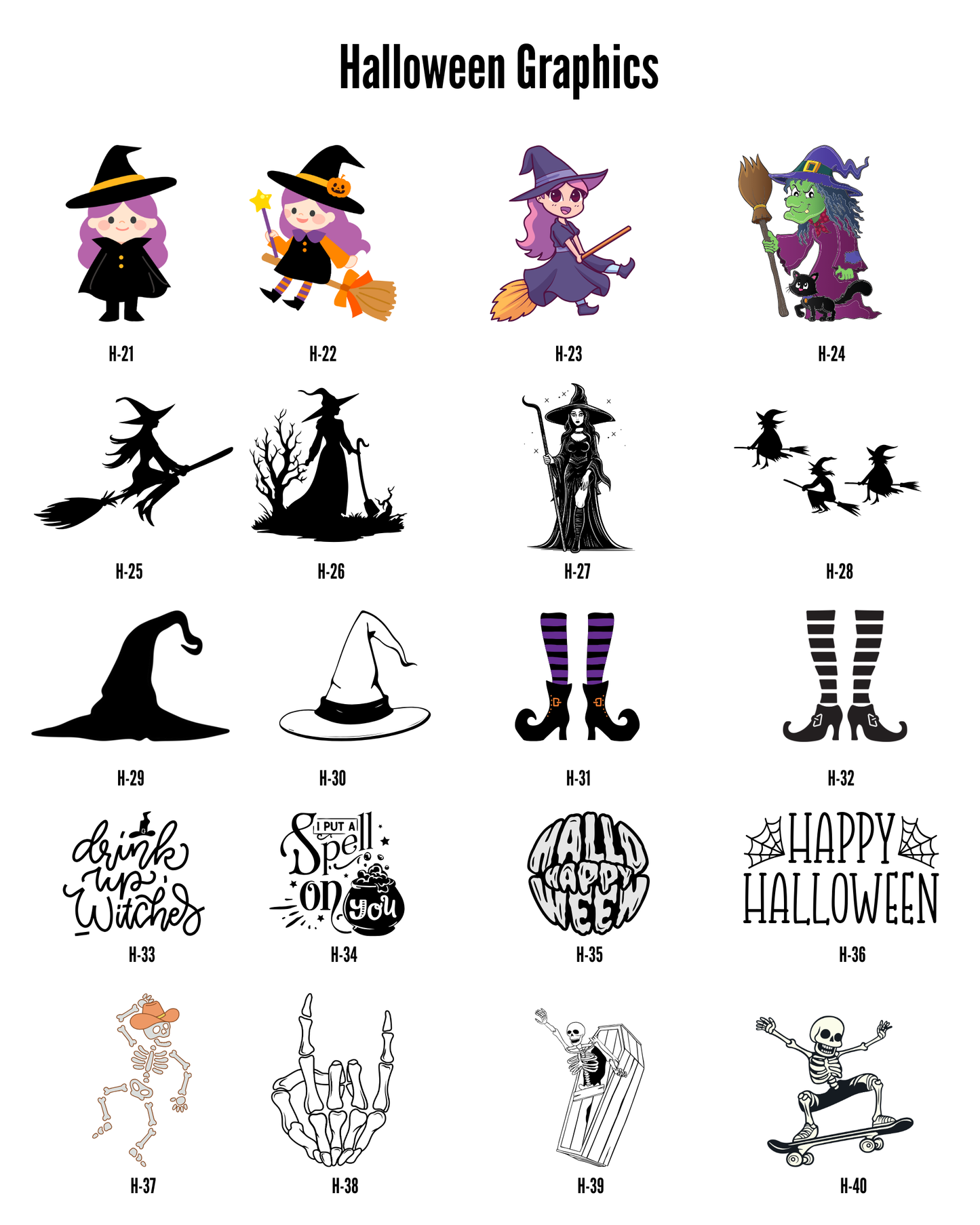 Personalized Halloween Treat Bags | Custom Name & Image Options | Skeleton, Witch, Ghost, Bat