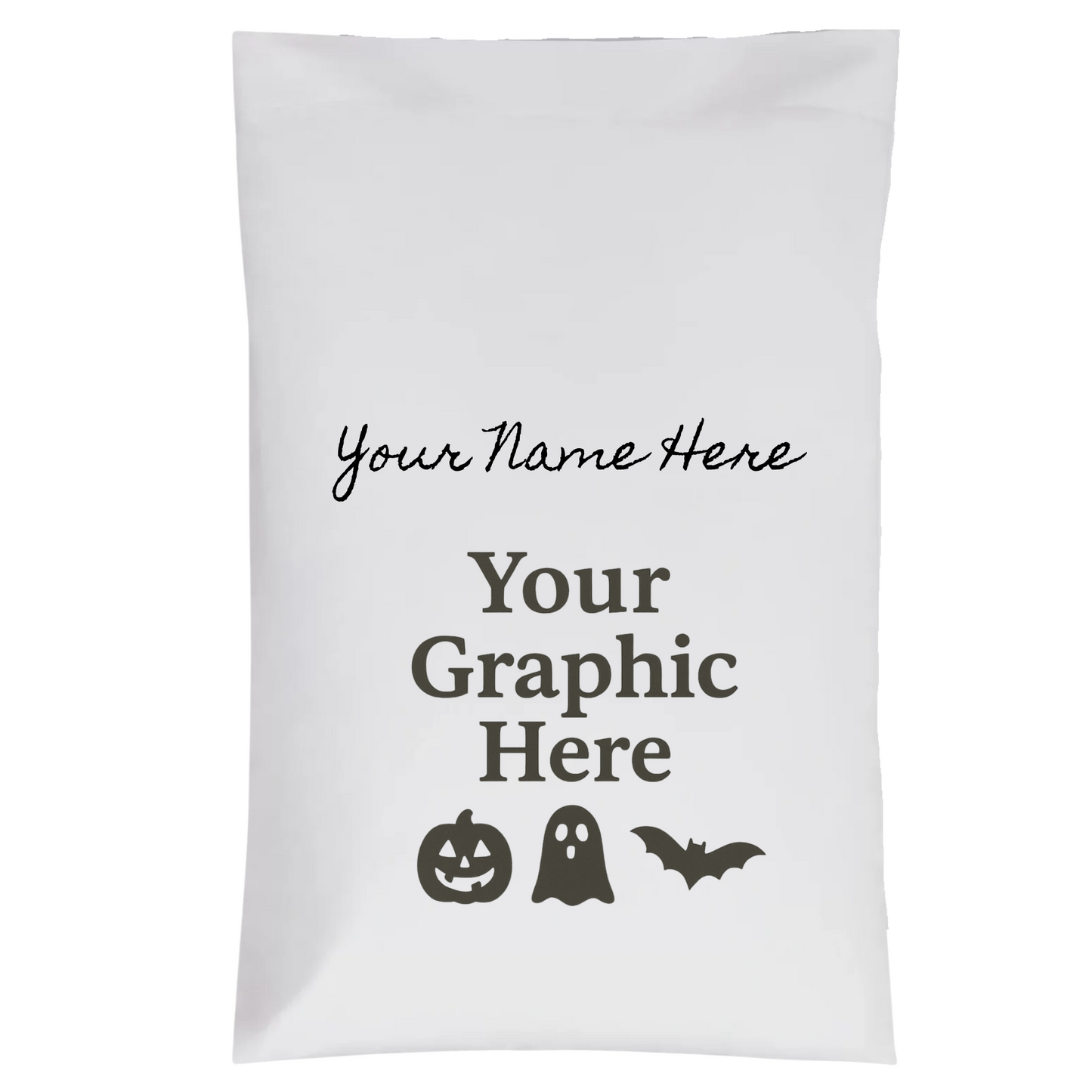 Personalized Halloween Pillowcase Treat Bags – Custom Name & Graphic