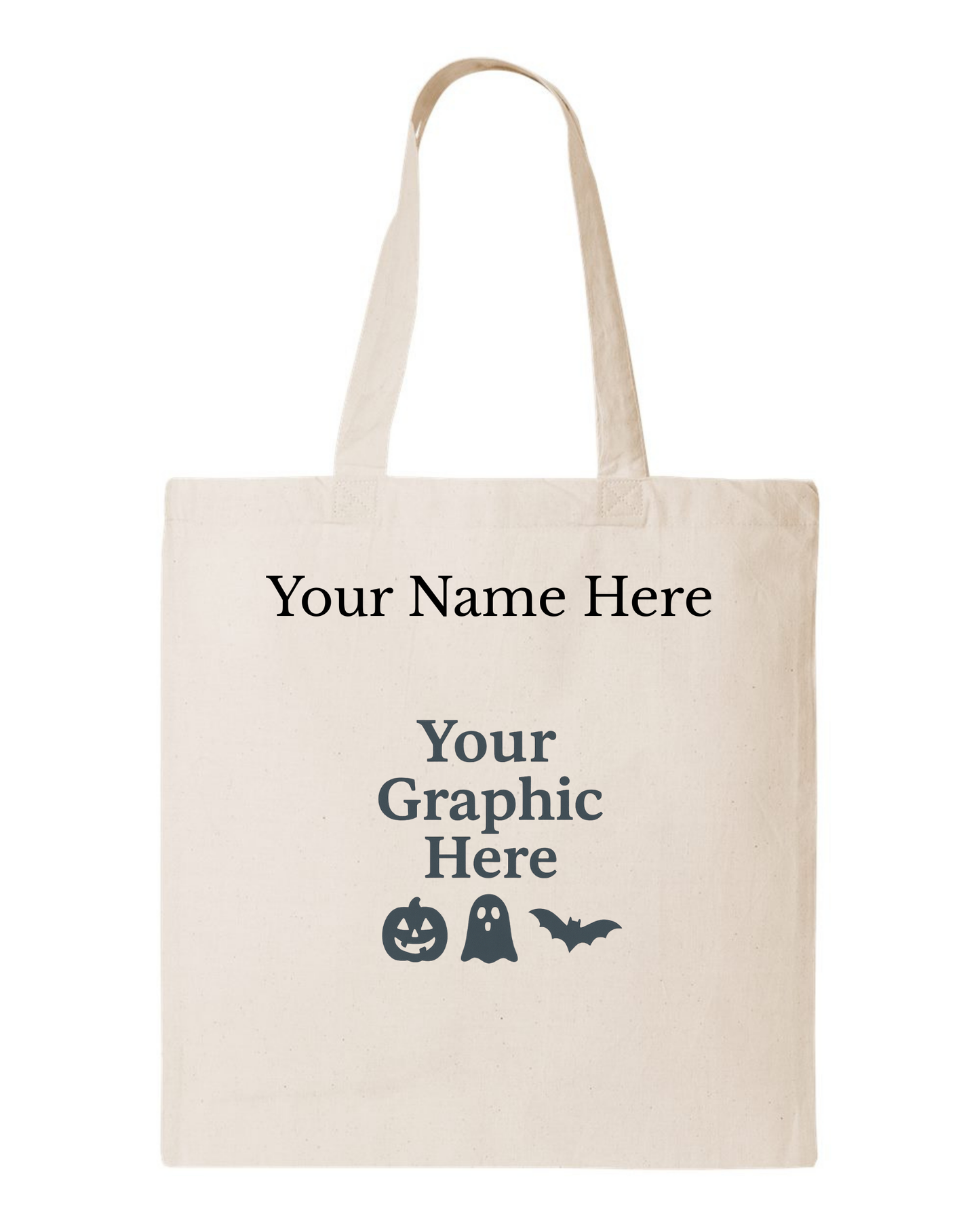 Personalized Halloween Treat Bags | Custom Name & Image Options | Skeleton, Witch, Ghost, Bat