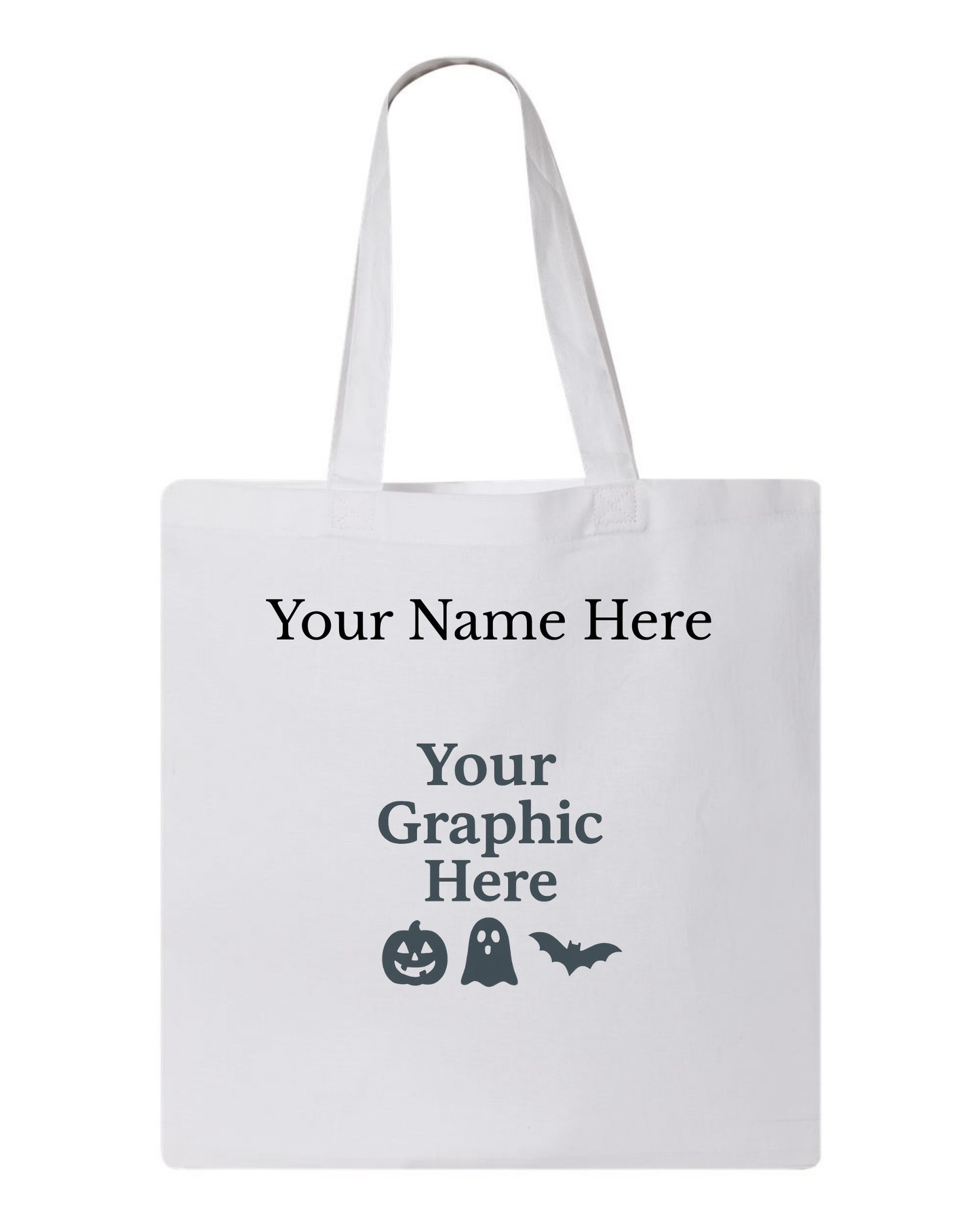 Personalized Halloween Treat Bags | Custom Name & Image Options | Skeleton, Witch, Ghost, Bat