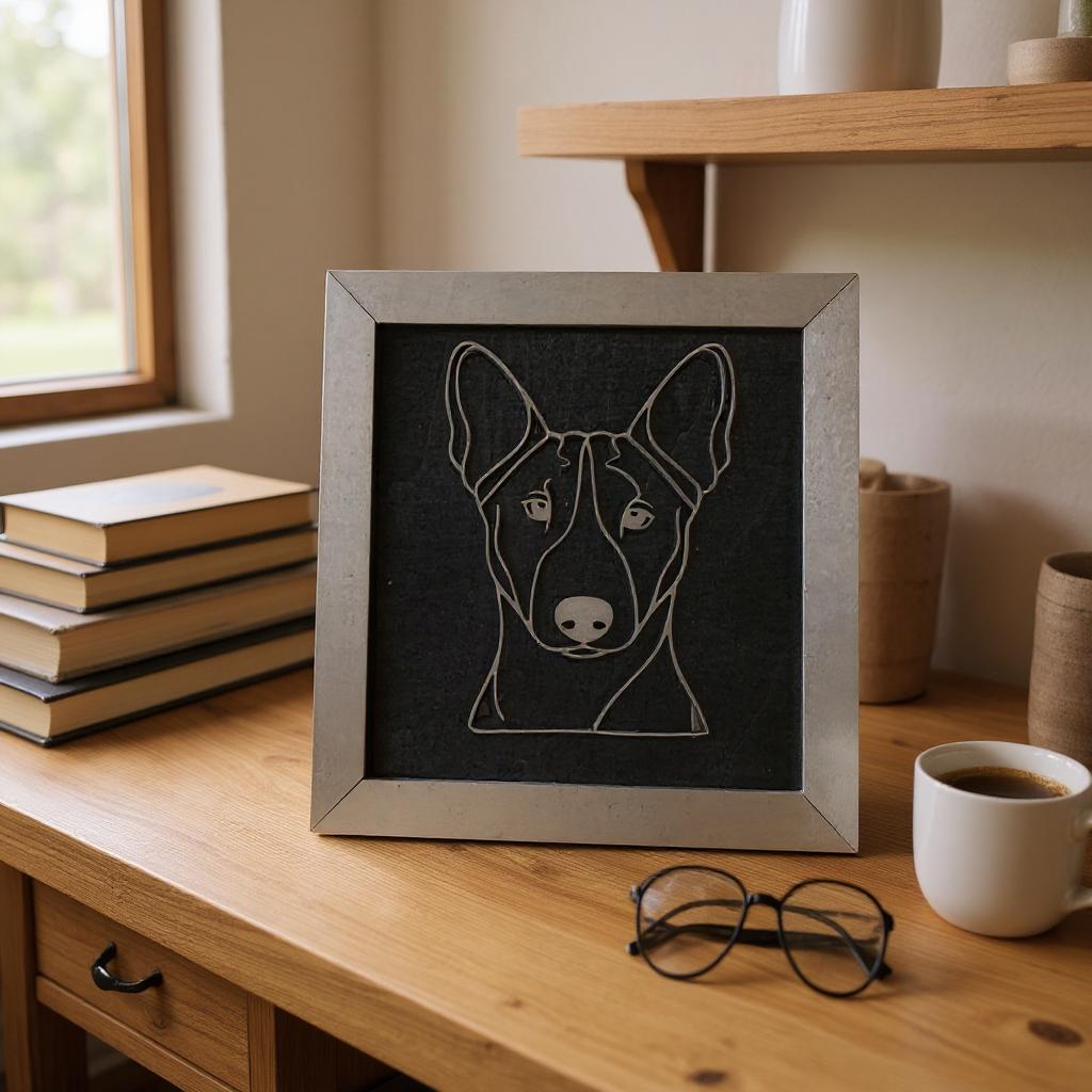 Dog Face Sign, Personalized Dog Name and Dog Face for Most Breeds, Dog Face Art Keepsake, Unique Gift for Pet Lovers, Thoughtful Pet Loss Memorial