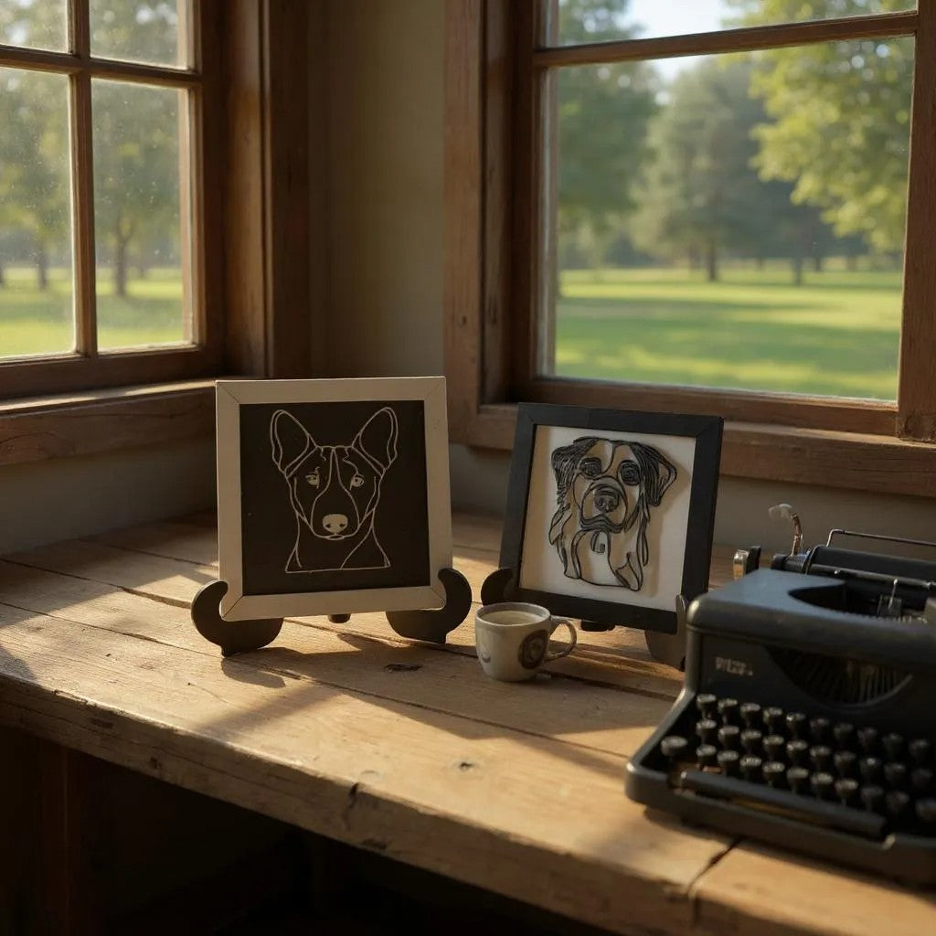 Dog Face Sign, Personalized Dog Name and Dog Face for Most Breeds, Dog Face Art Keepsake, Unique Gift for Pet Lovers, Thoughtful Pet Loss Memorial