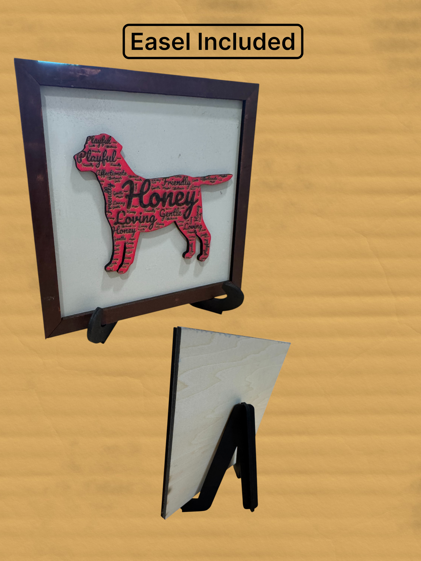 Dog Word Cloud, Personalized Dog Name and Words Describing Your Pet for Most Breeds, Dog Art Keepsake, Unique Gift for Pet Lovers, Thoughtful Pet Loss Memorial