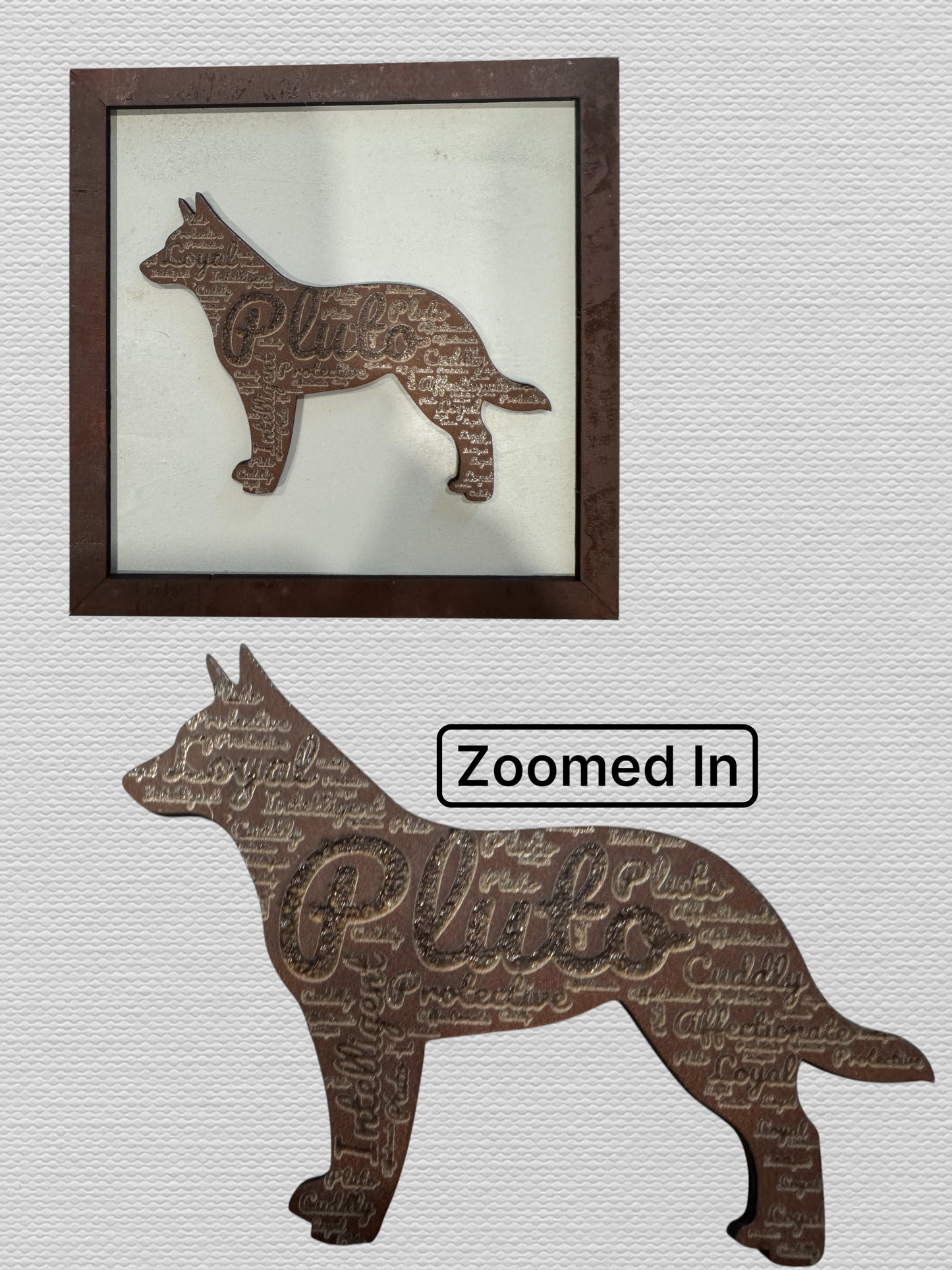 Dog Word Cloud, Personalized Dog Name and Words Describing Your Pet for Most Breeds, Dog Art Keepsake, Unique Gift for Pet Lovers, Thoughtful Pet Loss Memorial