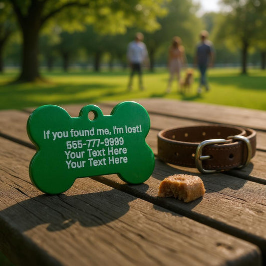 Custom Dog Tag for Pets metal, Personalized Engraved 1"x1.5" Colorful Pet ID Tags with Free Shipping