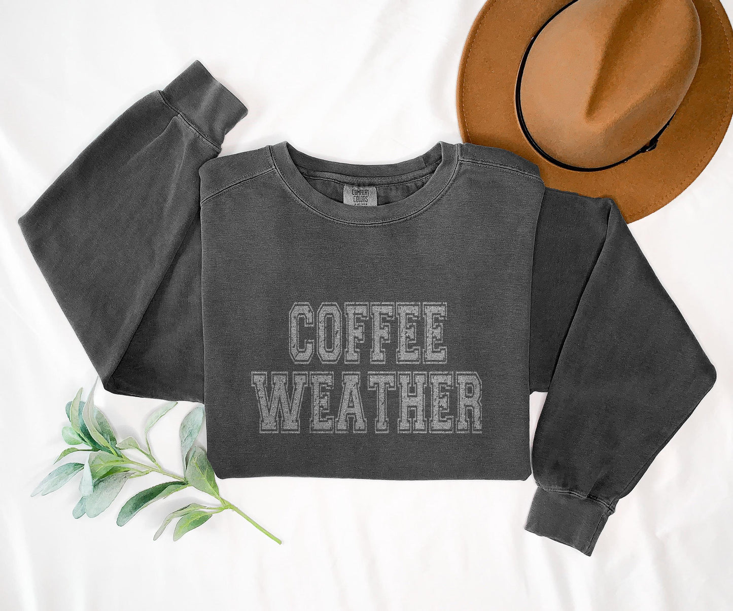 Coffee Weather Shirt Fall Graphic Tee Cozy Autumn Coffee Lover Gift Top
