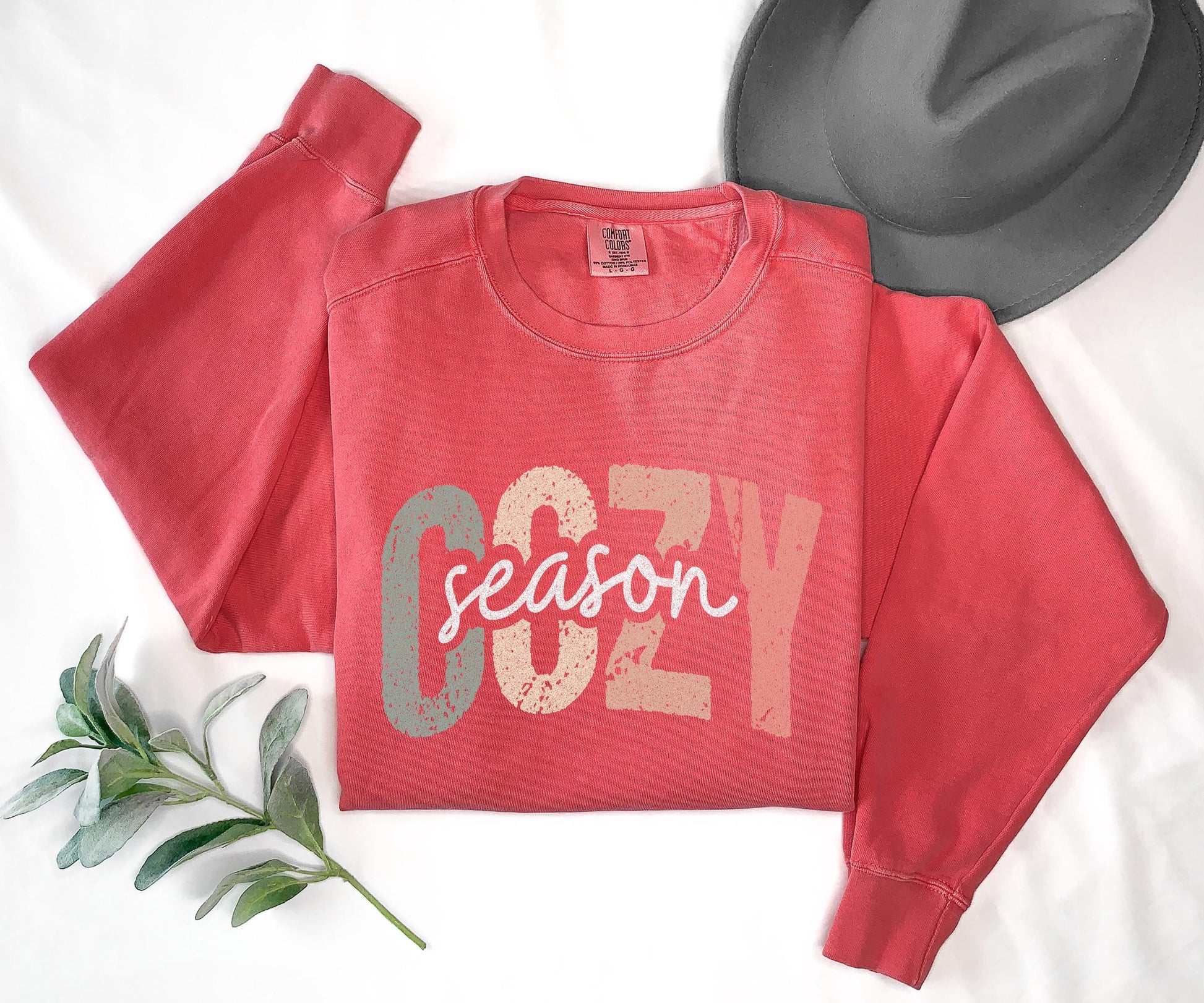 Cozy Season Shirt Fall Graphic Tee Colorful Cozy Autumn Outfit Thanksgiving Top