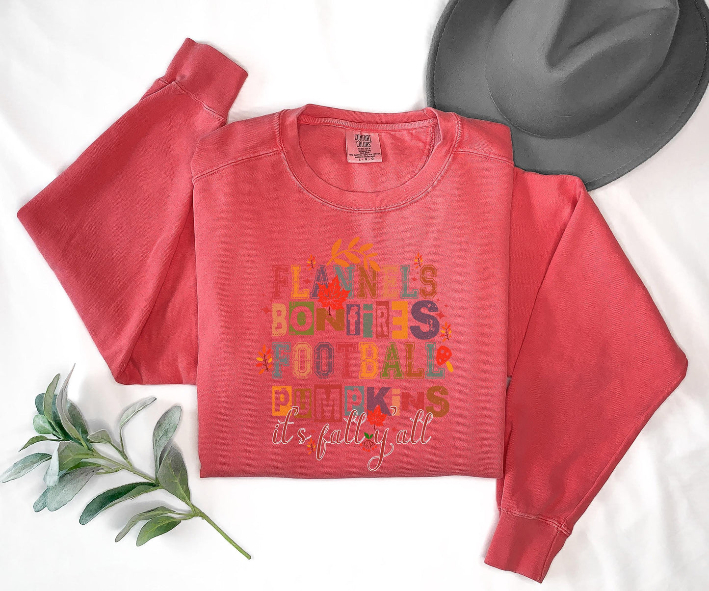 It's Fall Y'all Shirt Fall Graphic Tee Flannels Bonfires Football Pumpkins Top