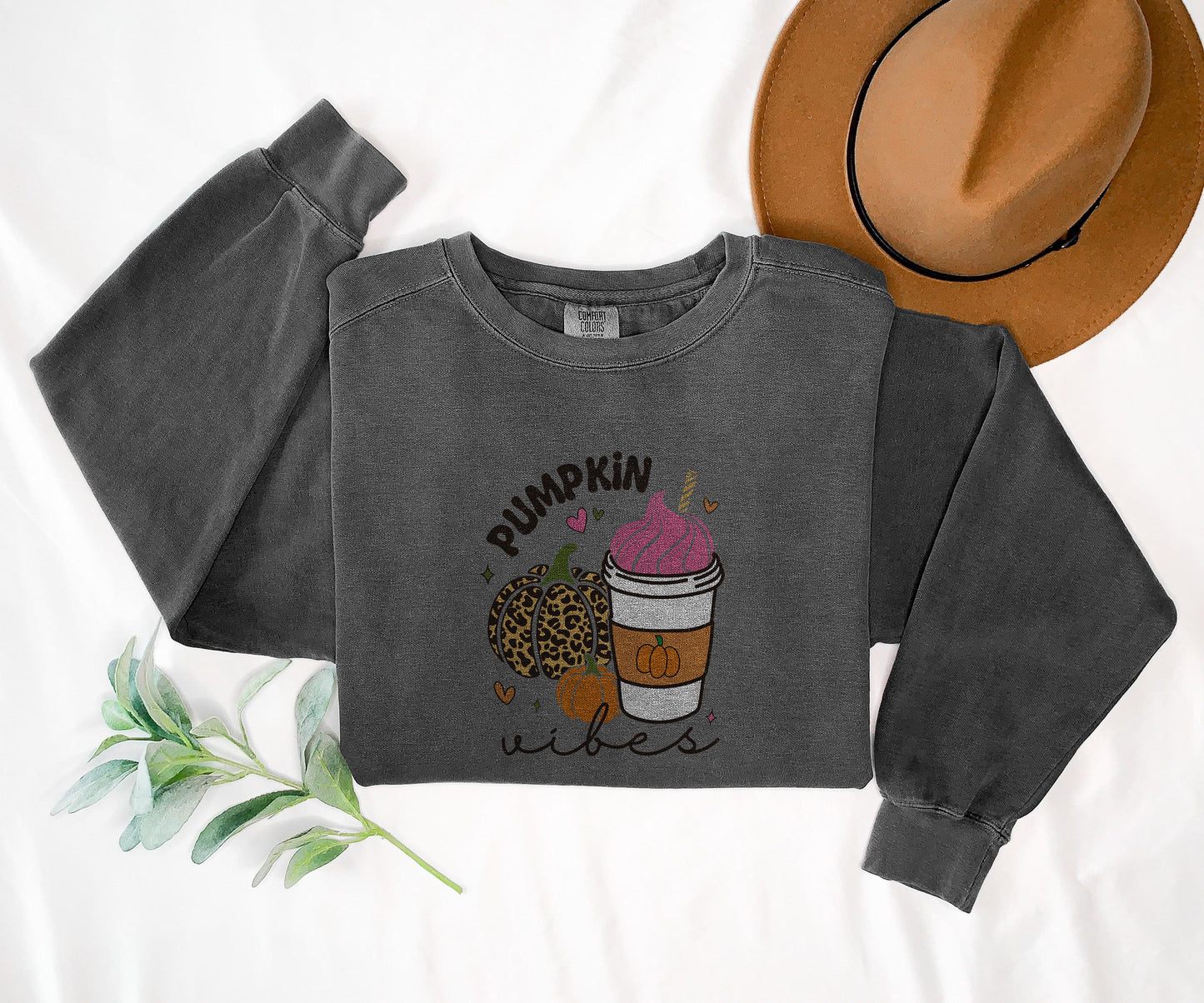 Pumpkin Vibes Shirt Fall Graphic Tee Pumpkin Spice Coffee Autumn Outfit