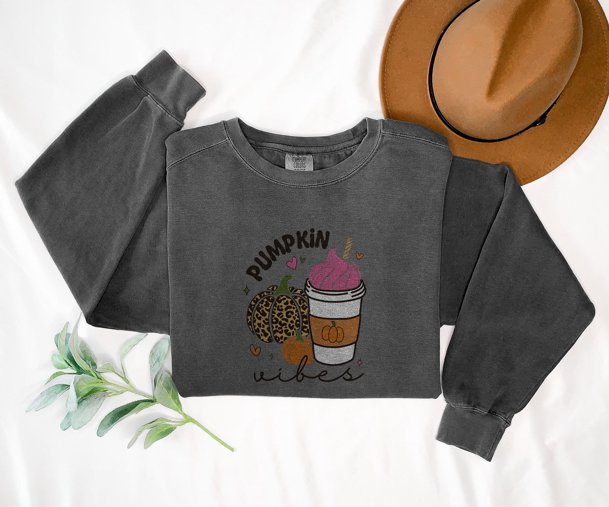 Pumpkin Vibes Shirt Fall Graphic Tee Pumpkin Spice Coffee Autumn Outfit