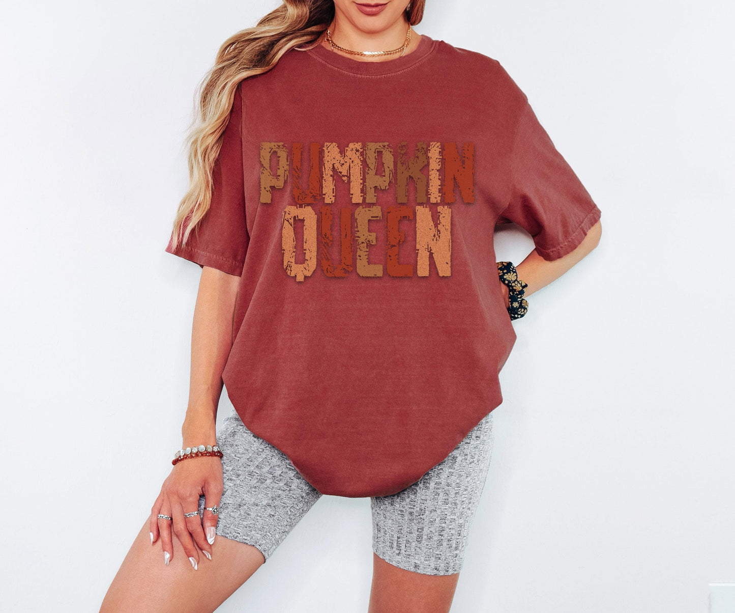 Pumpkin Queen Shirt Fall Graphic Tee Pumpkin Spice Autumn Outfit Halloween Top
