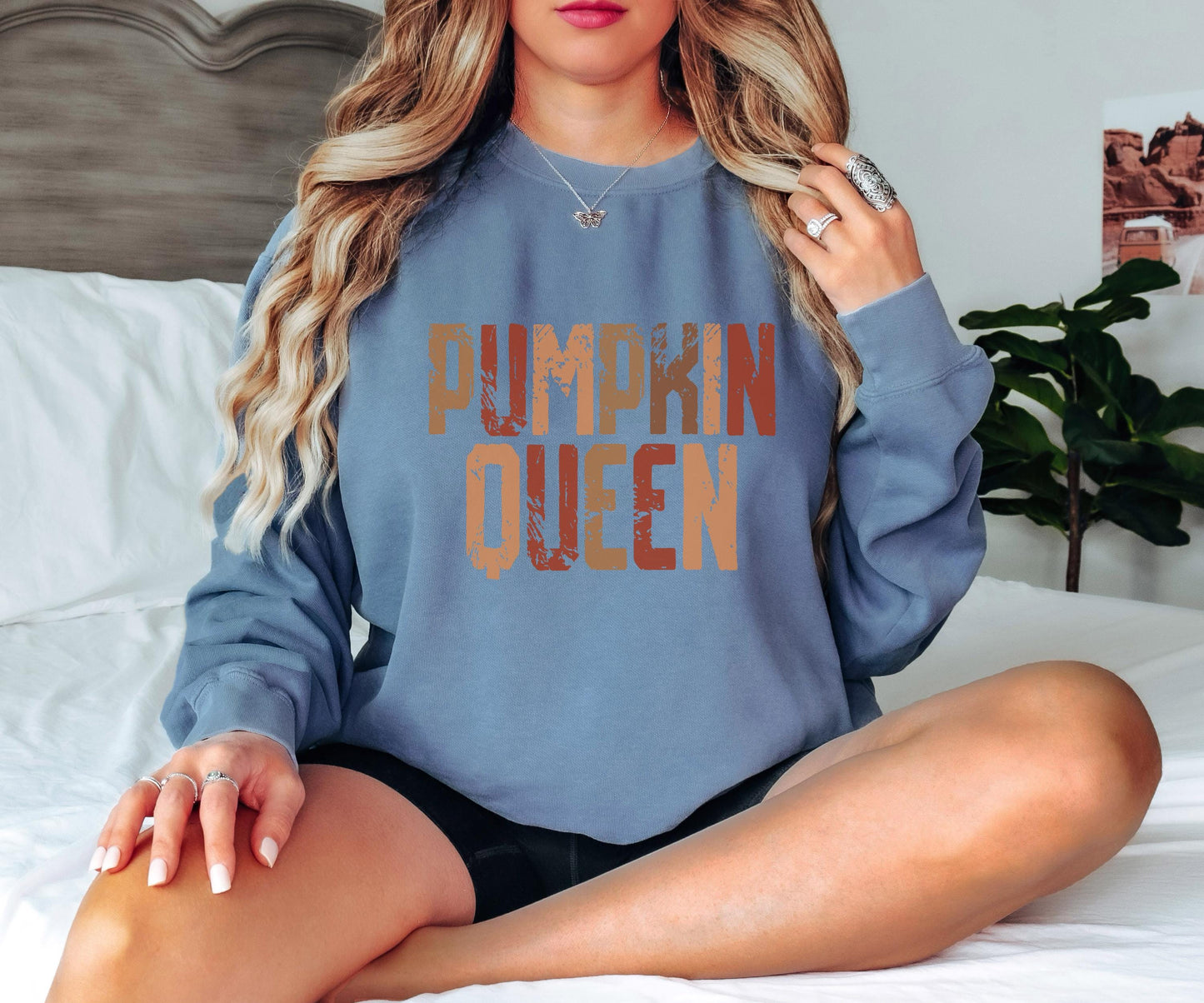 Pumpkin Queen Shirt Fall Graphic Tee Pumpkin Spice Autumn Outfit Halloween Top
