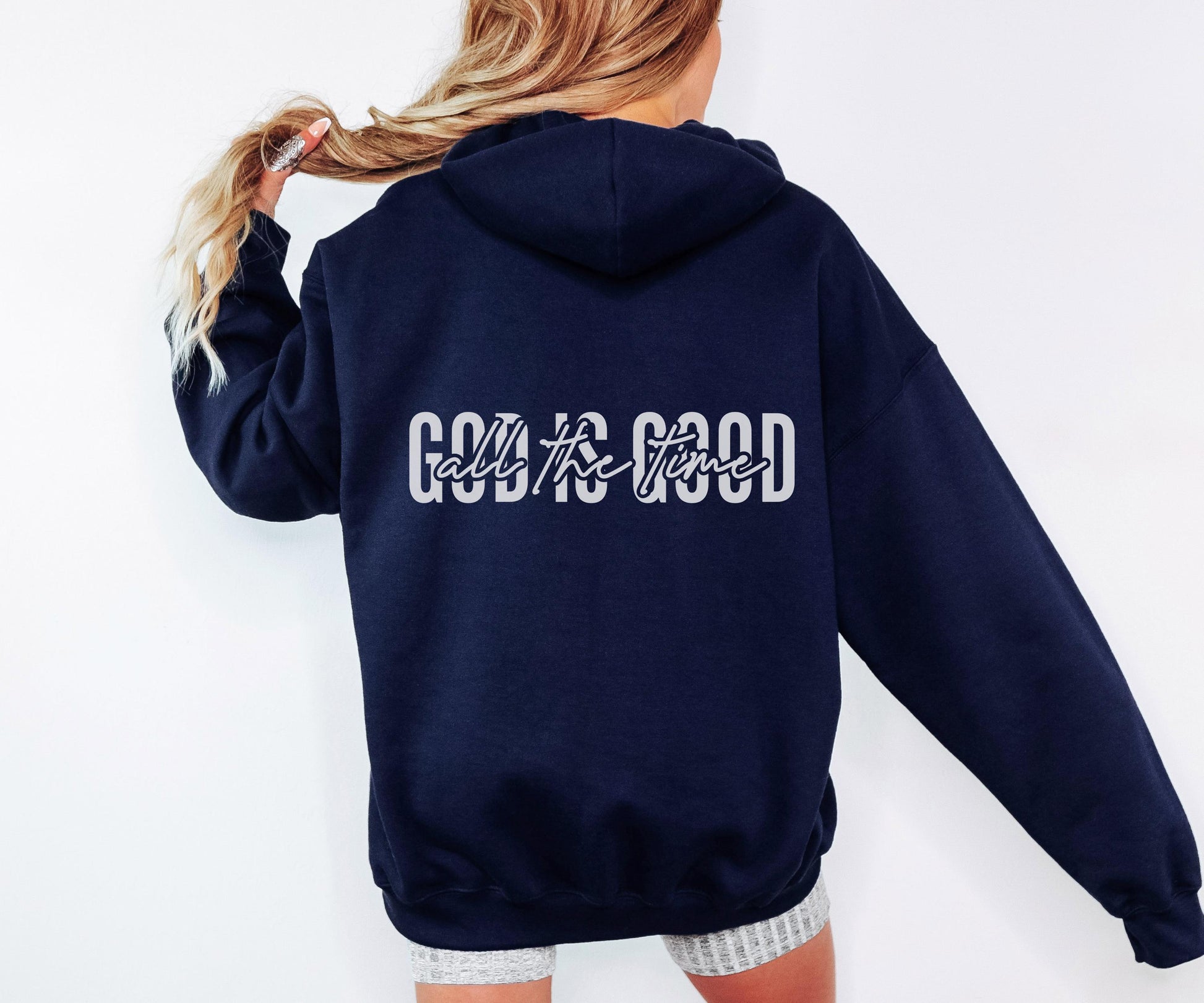 God Is Good Sweatshirt Hoodie Shirt Bible Verse Clothing Religious Gift Christian