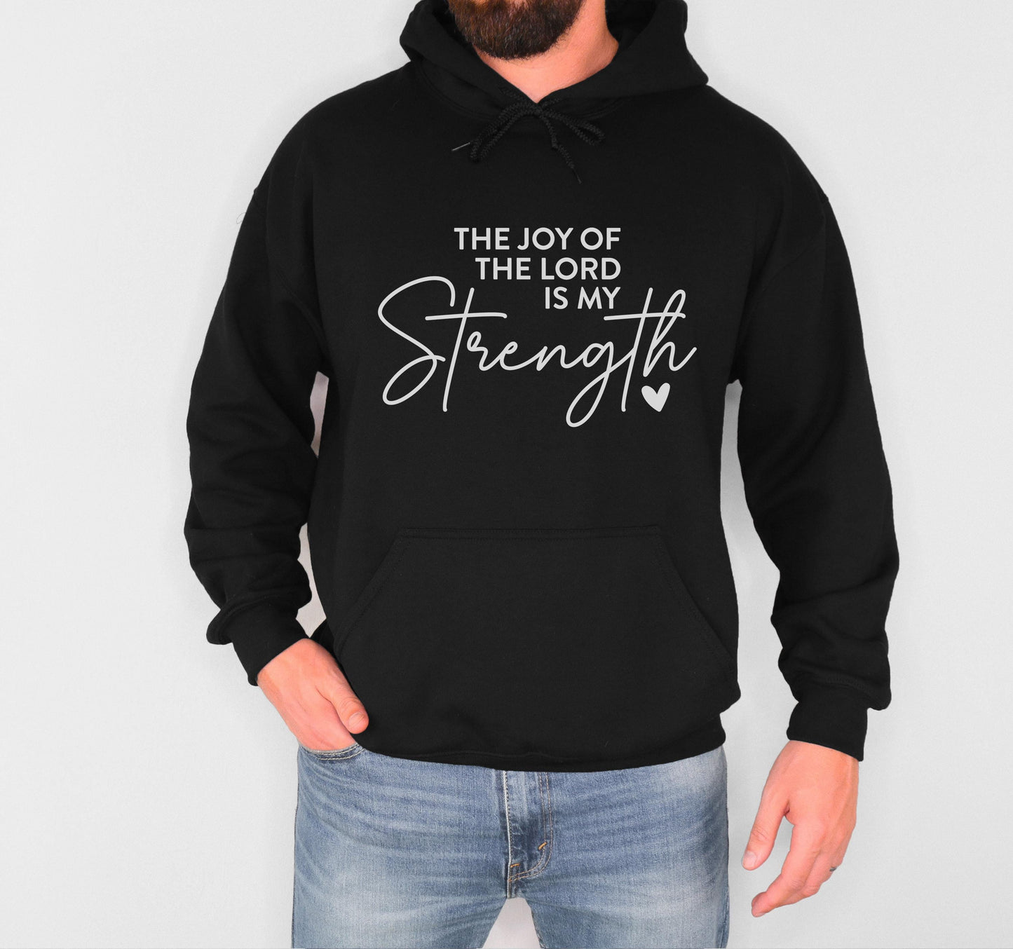The Joy of the Lord is My Strength Christian Apparel Bible Verse Clothing Unisex Religious Gift