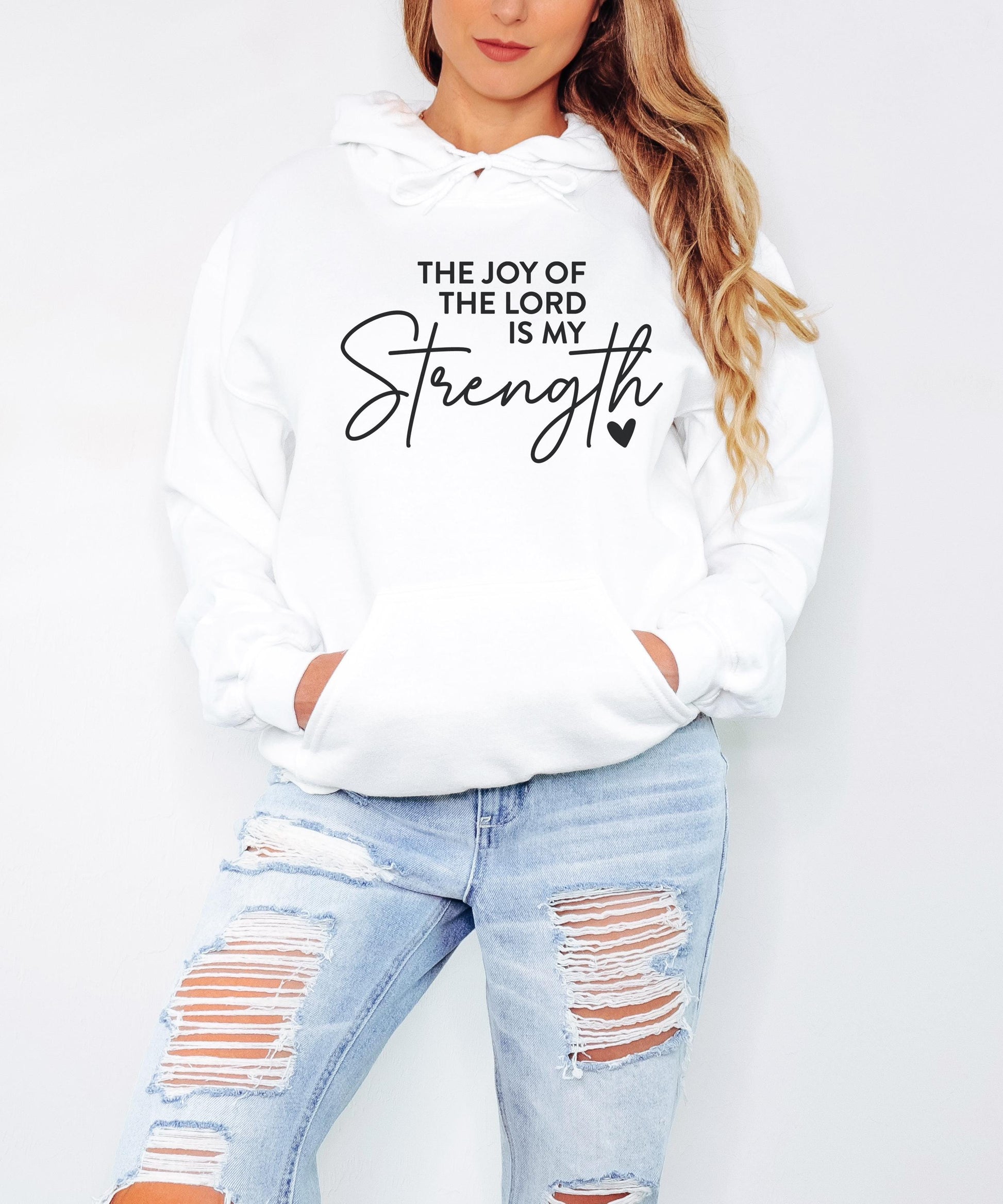 The Joy of the Lord is My Strength Christian Apparel Bible Verse Clothing Unisex Religious Gift