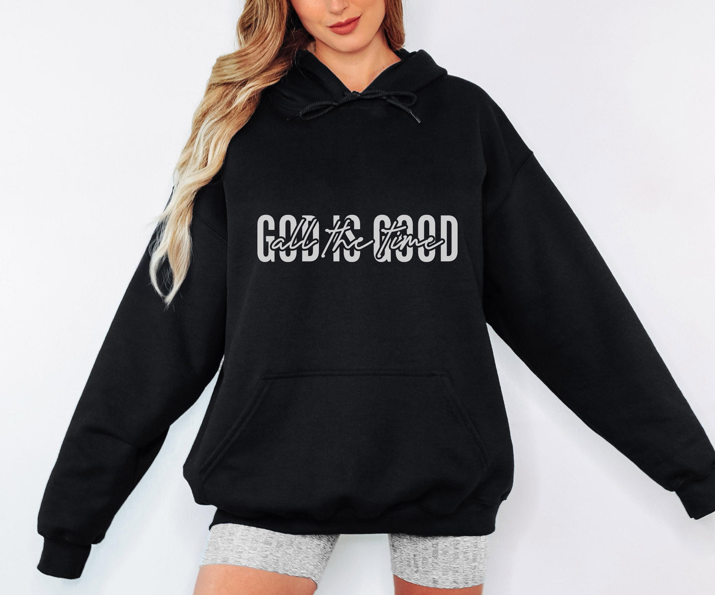 God Is Good Sweatshirt Hoodie Shirt Bible Verse Clothing Religious Gift Christian