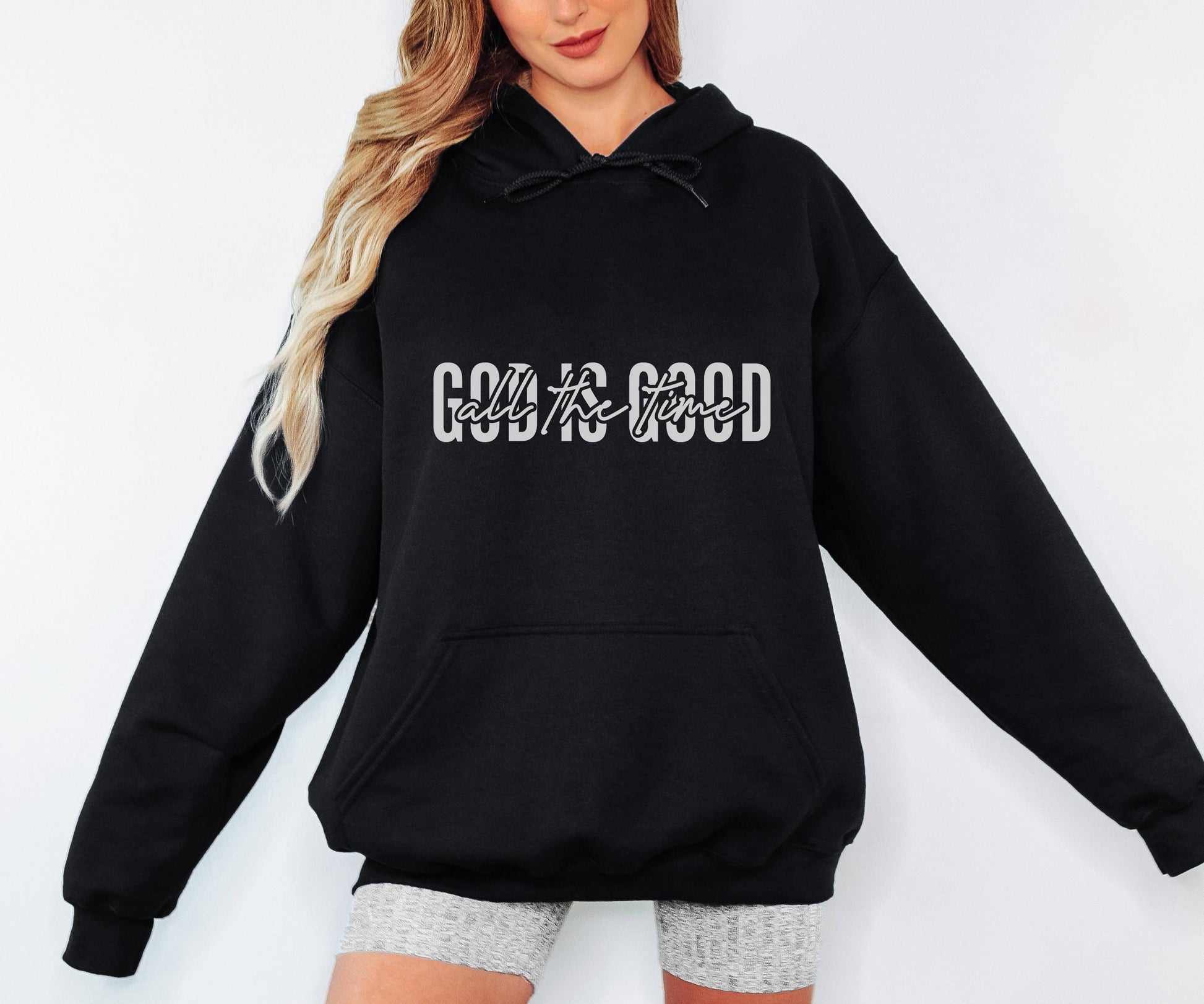 God Is Good Sweatshirt Hoodie Shirt Bible Verse Clothing Religious Gift Christian